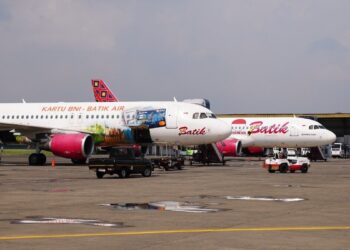 Batik AIr di Bandara Halim Perdanakusuma. (dok. Kemenhub)