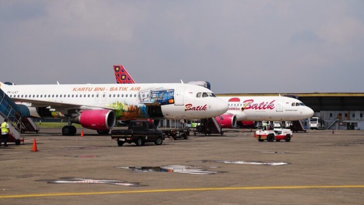 Batik AIr di Bandara Halim Perdanakusuma. (dok. Kemenhub)