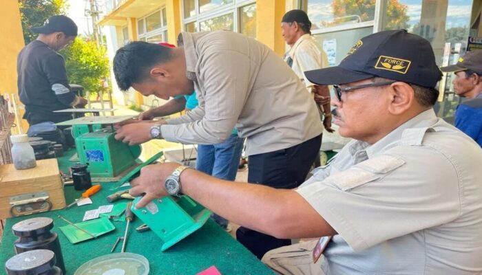 Pemerintah Kabupaten Agam Gelar Sidang Tera dan Tera Ulang Timbangan di 12 Pasar Tradisional
