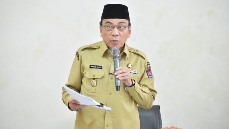 TKPK Kota Padang Dorong Penguatan Pengentasan Kemiskinan melalui Validasi Data Terintegrasi 1 Wawako Padang, Maigus Nasir. (dok. Prokopim)