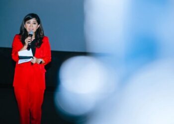 Menteri Komunikasi dan Digital Meutya Hafid dalam pemutaran perdana terbatas film "Cyberbullying" di Jakarta, Jumat (4/7/2025). (dok. Komdigi)