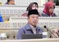 Menteri Nusron saat rapat dengan DPR RI Komisi II. (dok. ATR/BPN)