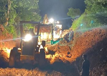 PTPN IV Regional 4 perbaiki empat jalan desa. (dok. istimewa)