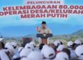 Menteri Nusron Dampingi Presiden Prabowo Resmikan 80.000 Koperasi Desa Merah Putih 7 Presiden Prabowo resmi meluncurkan 80 ribu Koperasi Merah Putih. (dok. PCO RI)