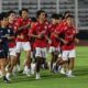 Sejumlah pesepak bola Timnas Indonesia U-23 mengikuti sesi latihan jelang Piala AFF di Stadion Madya, Senayan, Jakarta, Kamis (10/7/2025). Timnas Indonesia U-23 menggelar latihan jelang Piala AFF 2025 yang akan berlangsung pada 15-29 Juli 2025. (ANTARA FOTO/Asprilla Dwi Adha/bar)