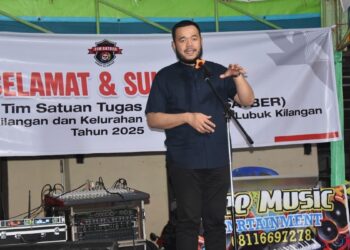 Wako Fadly Amran beri sambutan saat pembentukan Satber Anti Tawuran dan Balap Liar di Padang. (dok. Prokopim)