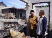 Wawako Maigus Nasir Sambangi Korban Kebakaran di Ganting dan Serahkan Bantuan