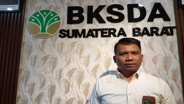 Kepala Balai Konservasi Sumber Daya Alam (BKSDA) Provinsi Sumbar Hartono saat diwawancarai di Padang, Rabu (2/7/2025). ANTARA/Fandi Yogari