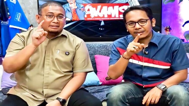 Andre Rosiade di acara Akamsi yang ditayangkan di YouTube Sport Corner. (Foto: Tangkapan layar)