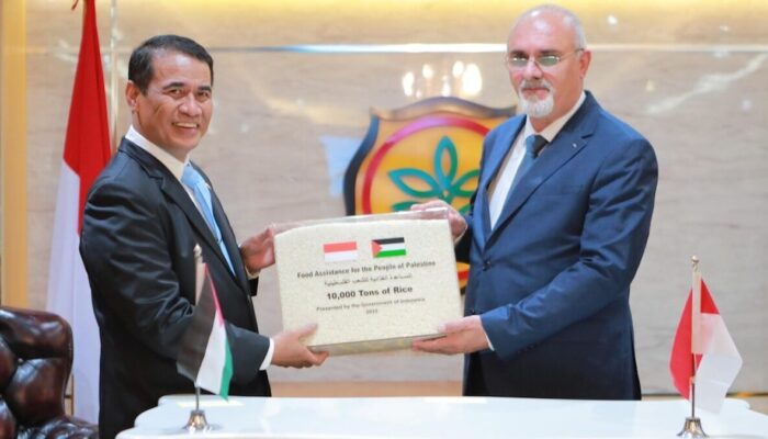 Indonesia Bantu 10.000 Ton Beras untuk Palestina