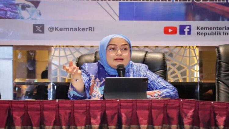 Penyaluran BSU Capai 82,69 Persen, Kemnaker Pastikan Proses masih Berlanjut 1 Dirjen Pembinaan Hubungan Industrial dan Jaminan Sosial Tenaga Kerja Kemnaker Indah Anggoro Putri. ANTARA/HO-Kemnaker RI