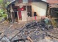 Kondisi rumah yang terbakar di kawasan Parak Laweh, Kecamatan Lubuk Begalung, Kota Padang. (dok. Damkar Padang)
