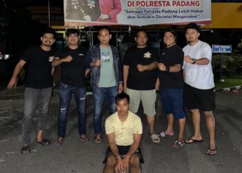 Pelaku curanmor diciduk Tim Klewang Polresta Padang. (dok. istimewa)