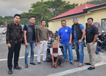 Pelaku curanmor ditangkap Tim Macan Marapi Polres Padang Panjang. (dok. istimewa)