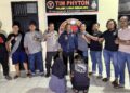 Pelaku pembuang janin bayi diciduk Tim Phyton Polsek Lubeg. (dok. istimewa)