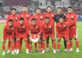 Starting eleven Timnas U-23 Indonesia saat melawan Brunei Darussalam. (dok. istimewa)