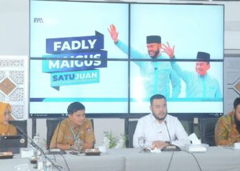 Pertemuan Wako Padang dengan Rektor UPI YPTK Padang. (dok. Prokopim)