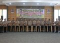 Sertijab lima PJU dan tiga Kapolres jajaran di Mapolda Sumbar. (dok. Bidhumas)