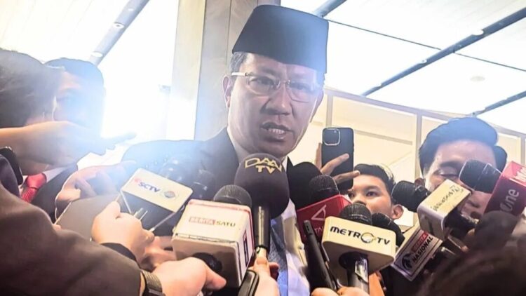 Menteri Hukum Supratman Andi Agtas (15/8/2025). (ANTARA/Agatha Olivia Victoria)