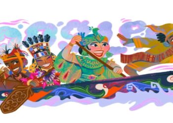 Tradisi Pacu Jalur Hiasi Google Doodle Spesial HUT RI ke-80