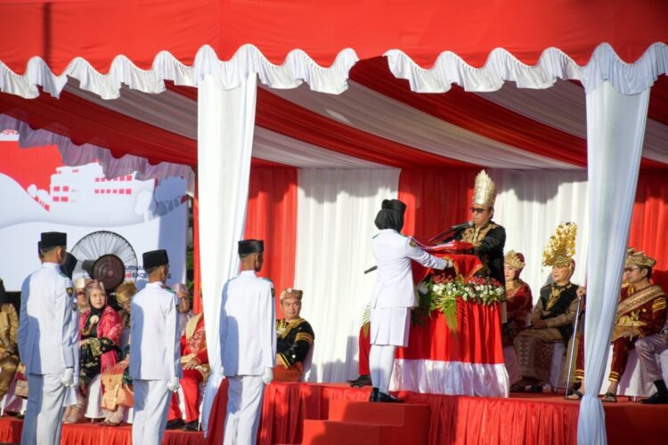 PT Semen Padang memperingati upacara HUT ke-80 RI. (Foto: Ist)