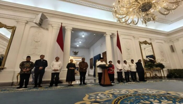 Presiden Prabowo dan Pimpinan Parpol Sampaikan Sikap Bersama terkait Aksi Demonstrasi