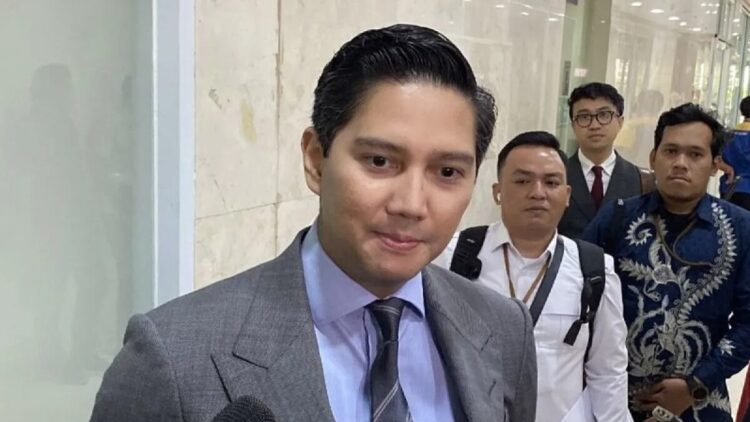 Ketua Fraksi Partai Gerindra DPR RI Budisatrio Djiwandono. ANTARA/Fath Putra Mulya/am