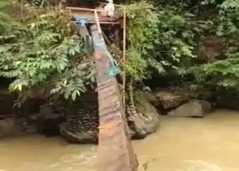 Jembatan Penghubung Terputus Total, Dua Jorong di Pasaman Terisolasi