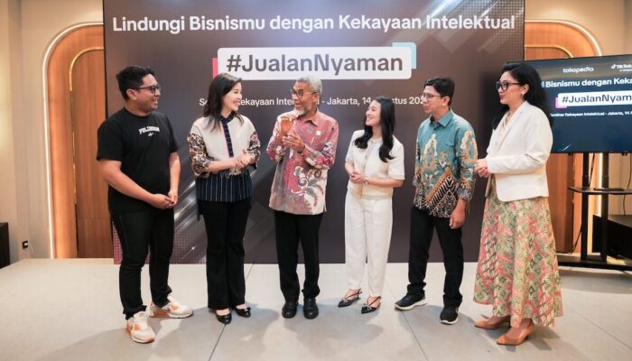 Tokopedia dan TikTok Shop Luncurkan #JualanNyaman, Berdayakan UMKM lewat Edukasi KI