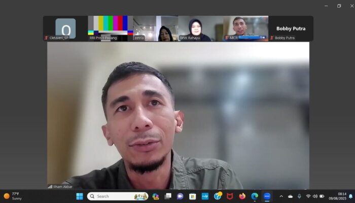 Talkshow di RRI Padang, Ilham Akbar Paparkan Solusi Cerdas Kurangi Sampah
