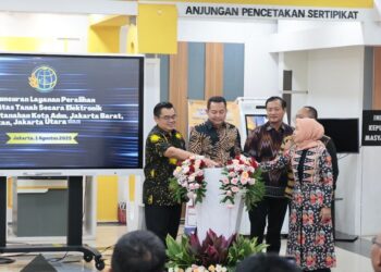 Kanwil BPN Provinsi DKI Jakarta Luncurkan Layanan Peralihan Hak Tanah Elektronik 1 Kanwil Pertanahan DKI Jakarta luncurkan peralihan hak atas tanah secara elektronik. (dok. istimewa)