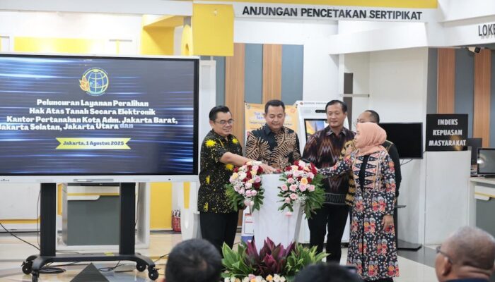 Kanwil BPN Provinsi DKI Jakarta Luncurkan Layanan Peralihan Hak Tanah Elektronik