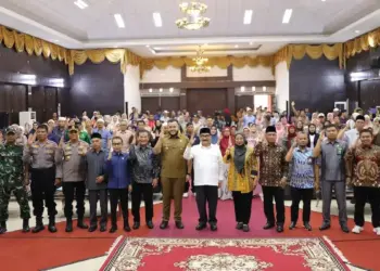 Kota Padang menjadi tuan rumah kegiatan Penguatan Relawan Gerakan Kebajikan Pancasila Tahun 2025, Selasa (5/8/2025). (dok. Prokopim)