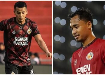 Dua pemain ini, Leo Guntara dan Rosad Setiawan diproyeksikan jadi kapten Semen Padang FC satu musim ini. (dok. istimewa)