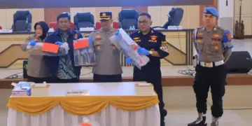 Polda Lampung ungkap kasus pembunuhan berencana. (dok. istimewa)