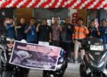 Bawa Misi Silaturahmi dan Survei Pasar, SPMC Touring ke Kuansing Saksikan Festival Pacu Jalur 3 SPMC touring ke Kuansing melihat pacu jalur. (dok. istimewa)