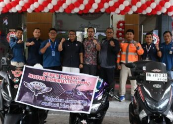 SPMC touring ke Kuansing melihat pacu jalur. (dok. istimewa)