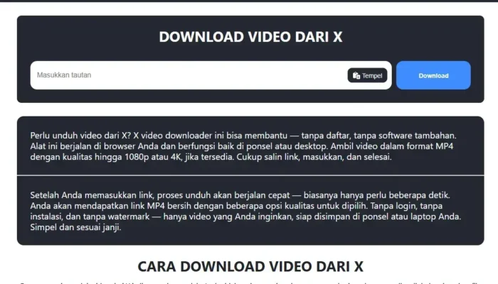 Panduan Lengkap Download Video dari X, Aman, Cepat, dan Praktis