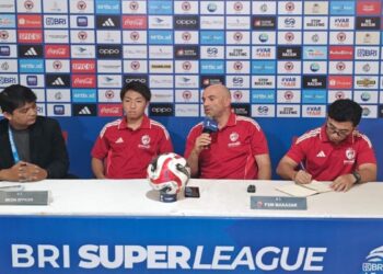 Prematch press conference Semen Padang FC vs PSM. (dok. radarsumbar)