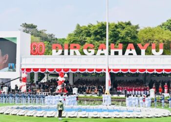 Pasokan Listrik PLN Andal, Rangkaian Peringatan HUT RI Berlangsung Khidmat dan Meriah 8 Upacara HUT RI ke-80 di Istana Negara. (dok. istimewa)