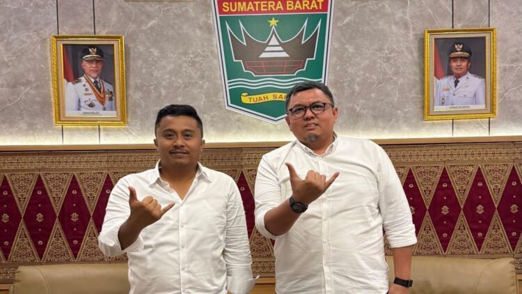 Sekjen DPP IKM, Braditi Moulevey Titip Pesan Perantau Saat Bertemu Wagub Sumbar 1 Wagub Vasko dan Braditi Moulevey