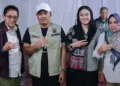 Wagub Vasko Ruseimy mengunjungi Kabupaten Dharmasraya yang disambut Bupati Annisa untuk kuota prioritas pembangunan daerah tersebut. (dok. adpsb)