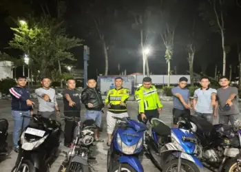 Langgar Aturan, Motor Knalpot Brong di Agam Ditilang dan Disita 3 Bulan