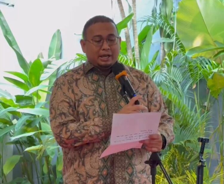 Ketua Umum DPP IKM Andre Rosiade menghadiri Milad ke-9 IKM. (Foto: Ist)