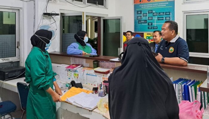 Wako Pariaman Tinjau Pelayanan RSUD Sadikin, Pastikan Layanan Tetap Optimal