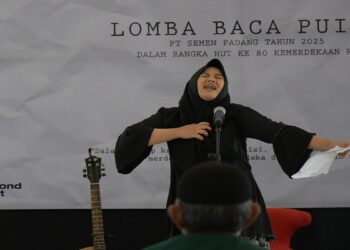 PT Semen Padang Rayakan HUT ke-80 RI lewat Lomba Baca Puisi, Angkat Karya Taufik Ismail