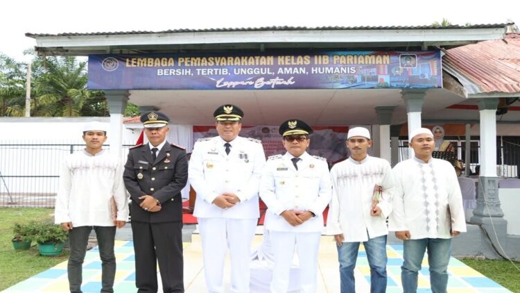 401 warga binaan Lapas Pariaman terima remisi HUT RI ke-80. (Foto: Ist)