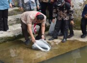 Wali Kota dan Anggota DPR RI Tebar Benih Ikan di Dua Titik di Pariaman