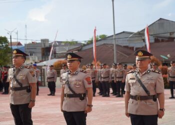 Kasatlantas dan Binmas Berganti, Kapolres Nias Selatan Apresiasi Dedikasi Pejabat Lama
