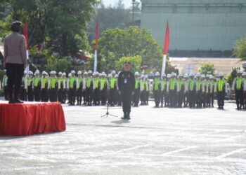 Gelar Apel Gabungan, Dirpamobvit Polda Sumbar: PT Semen Padang Sebagai Obvitnas Harus Dijaga Optimal